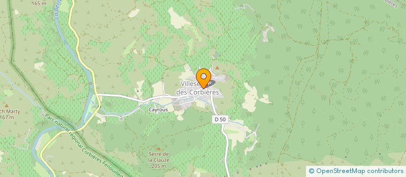 localisation de l'entreprise AMICALE DANGEL BARROU  FRAISSE-DES-CORBIERES