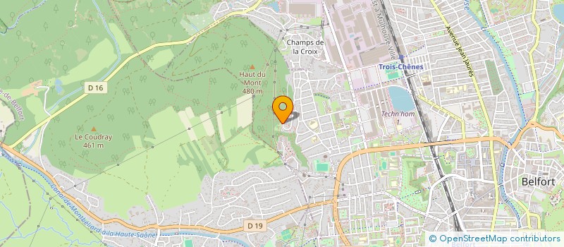 localisation de l'entreprise AMICALE DAVIOT  BELFORT