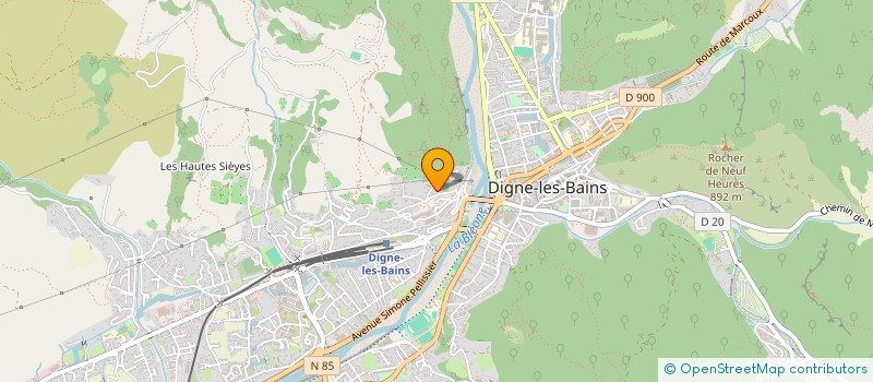 localisation de l'entreprise AMICALE DDETSPP04 à DIGNE-LES-BAINS