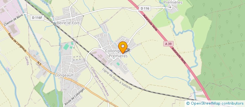 localisation de l'entreprise AMICALE DE BEIRE LE FORT  BEIRE-LE-FORT