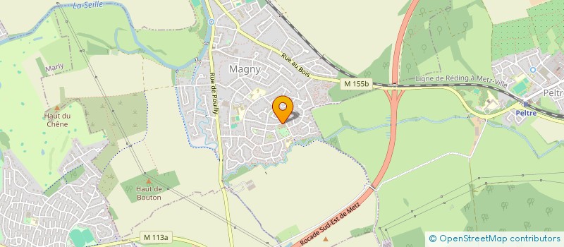 localisation de l'entreprise AMICALE DE BILLARD DE MAGNY  METZ