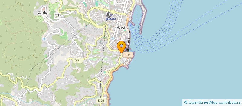 localisation de l'entreprise AMICALE DE BOUGE TA CORSE à BASTIA