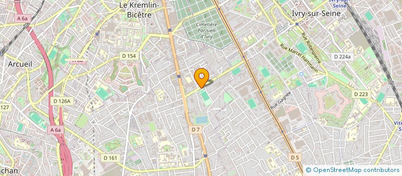 localisation de l'entreprise AMICALE DE BOXE OLYMPIQUE à VILLEJUIF