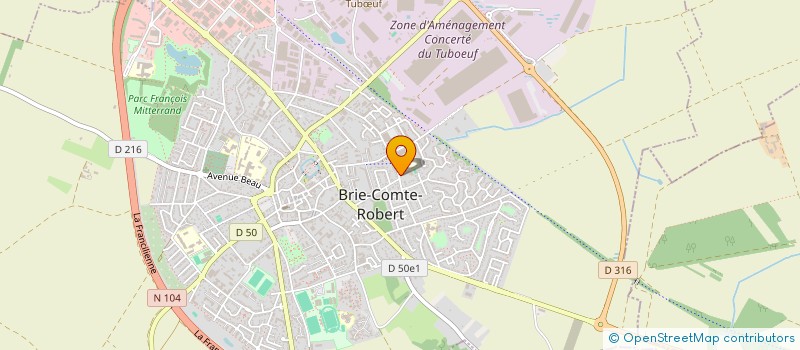 localisation de l'entreprise AMICALE DE BRIE COMTE ROBERT  BRIE-COMTE-ROBERT