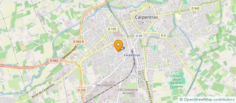 localisation de l'entreprise AMICALE DE CARPENTRAS POUR LE DON DU SANG  CARPENTRAS