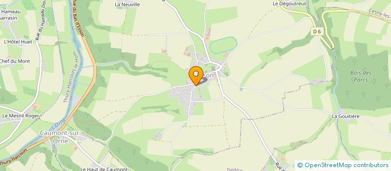 localisation de l'entreprise AMICALE DE CHASSE D'ESSON  ESSON