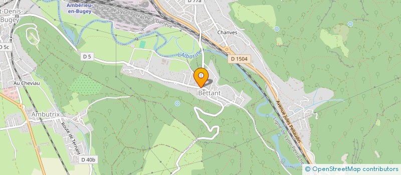 localisation de l'entreprise AMICALE DE CHASSE DE BETTANT  BETTANT