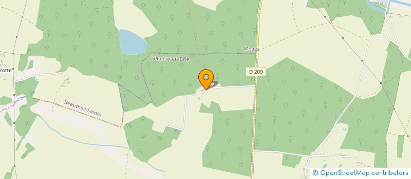 localisation de l'entreprise AMICALE DE CHASSE DE GRANGEMEMANT  VAUDOY-EN-BRIE