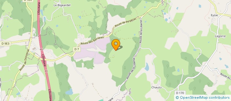 localisation de l'entreprise AMICALE DE CHASSE DE LA MALIGNIE  SAINT-PARDOUX-L ORTIGIER