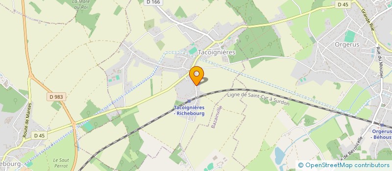 localisation de l'entreprise AMICALE DE CHASSE DE SANDRANCOURT  TACOIGNIERES