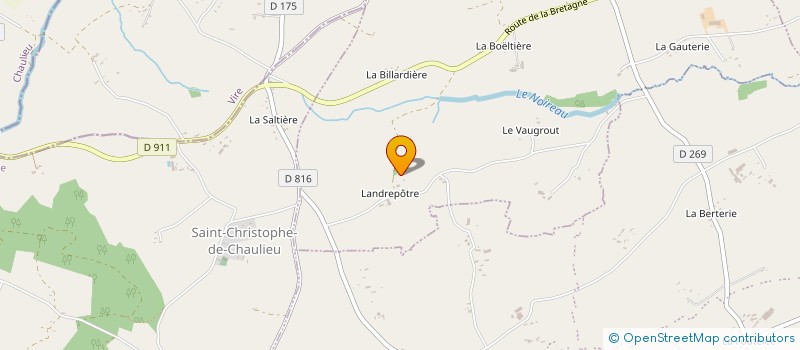 localisation de l'entreprise AMICALE DE CHASSE DE TINCHEBRAY à MENIL CIBOULT (LE)
