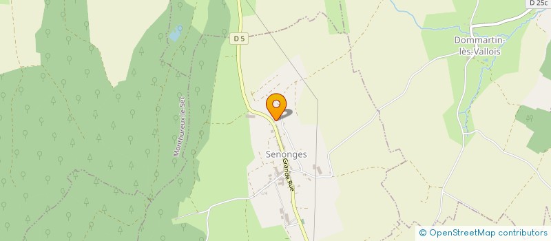 localisation de l'entreprise AMICALE DE CHASSE DU GOMAN A L'ORATOIRE  SENONGES