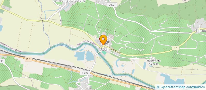 localisation de l'entreprise AMICALE DE COEUR-DE-LA-VALLEE  CUR-DE-LA-VALLEE