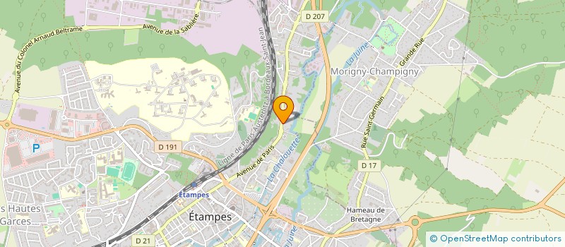 localisation de l'entreprise AMICALE DE COLLECTION PASSION ETAMPES  ETAMPES