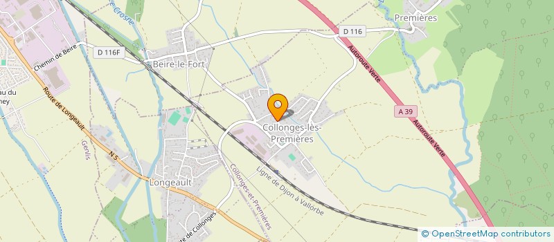 localisation de l'entreprise AMICALE DE COLLONGES  COLLONGES-ET-PREMIERES