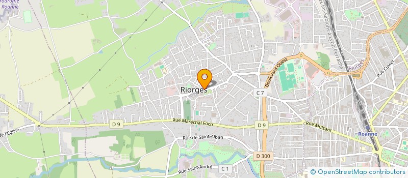 localisation de l'entreprise AMICALE DE COURSES SUR ROUTE DE RIORGES ET LA REGION à RIORGES