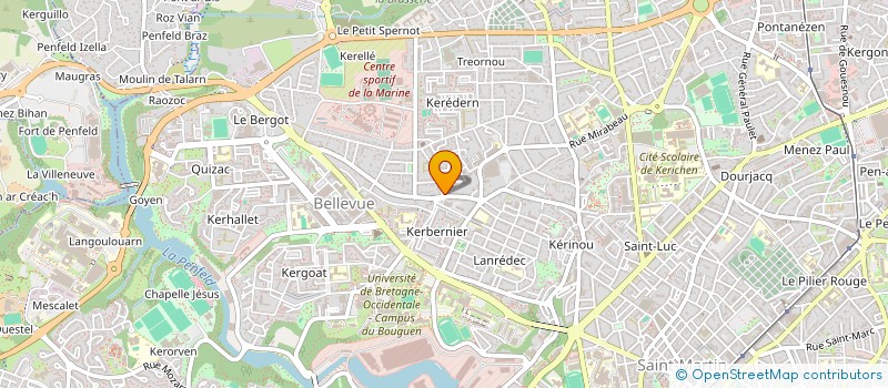 localisation de l'entreprise AMICALE DE CYCLISME AUTONOME DE BREST à BREST