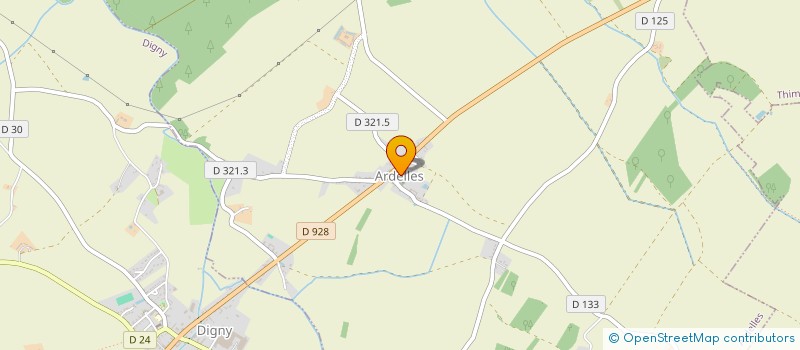 localisation de l'entreprise AMICALE DE FONTAINES LES RIBOUTS à FONTAINE-LES-RIBOUTS