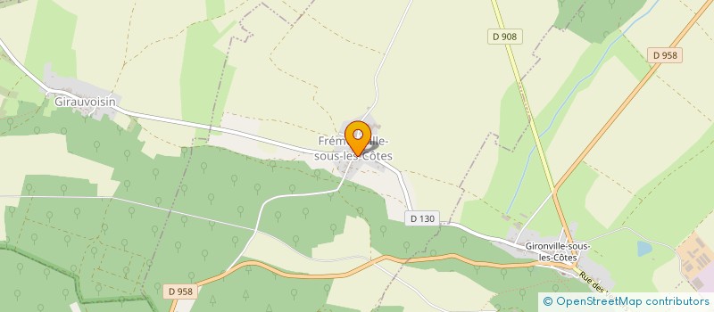 localisation de l'entreprise AMICALE DE FREMEREVILLE LES BABURES à FREMEREVILLE-SOUS-LES-COTES