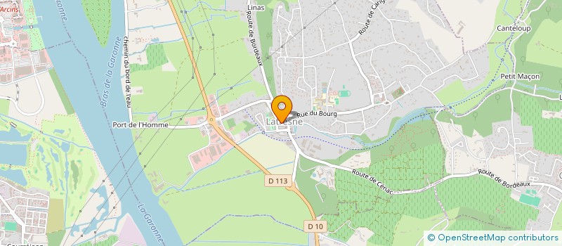 localisation de l'entreprise AMICALE DE JUMELAGES DE QUINSAC VILLAGE à QUINSAC