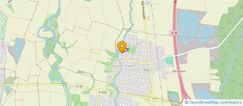 localisation de l'entreprise AMICALE DE L'AGE D'OR DE BATTENHEIM  BATTENHEIM