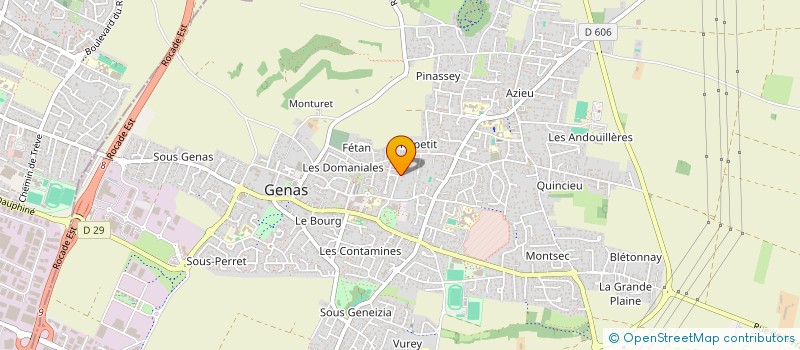 localisation de l'entreprise AMICALE DE L'AGE D'OR DE GENAS AZIEU à GENAS