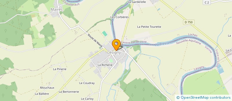 localisation de l'entreprise AMICALE DE L'AGE D'OR DE LESIGNY  LESIGNY