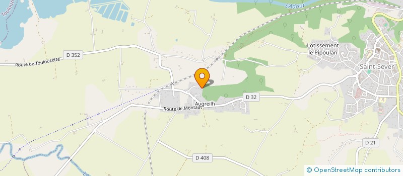 localisation de l'entreprise AMICALE DE L'AUGREILH BASKET CLUB  SAINT-SEVER