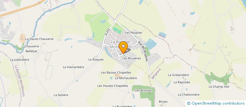 localisation de l'entreprise AMICALE DE L ECOLE  LA CHAPELLE-AU-RIBOUL