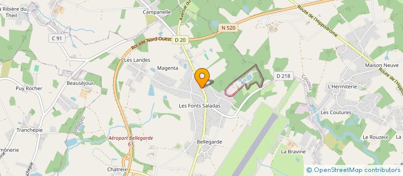 localisation de l'entreprise AMICALE DE L'ECOLE DE BELLEGARDE à LIMOGES