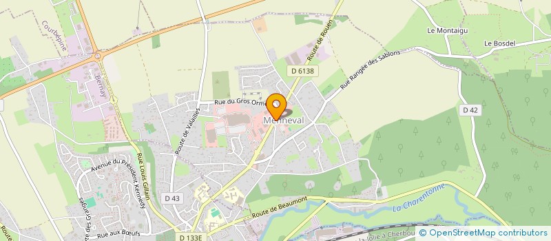 localisation de l'entreprise AMICALE DE L ECOLE DE MENNEVAL  MENNEVAL