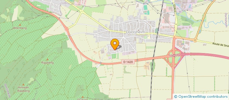 localisation de l'entreprise AMICALE DE L'ECOLE DE MUSIQUE MUNICIPALE DE DORLISHEIM  DORLISHEIM