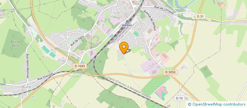 localisation de l'entreprise AMICALE DE L ECOLE DES CHAMPS ELYSEES à HIRSON