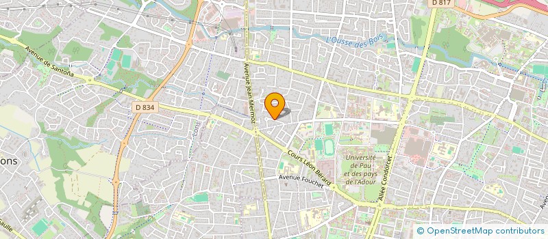 localisation de l'entreprise AMICALE DE L'ECOLE DES TROUPES AEROPORTEES à PAU