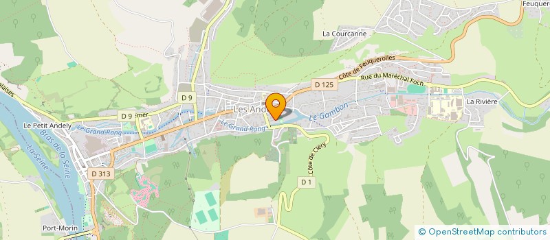 localisation de l'entreprise AMICALE DE L ECOLE MARCEL LEFEVRE à LES ANDELYS