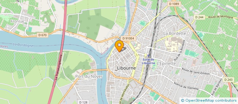localisation de l'entreprise AMICALE DE L ECOLE MUNICIPALE DE DESSIN DE LIBOURNE à LIBOURNE
