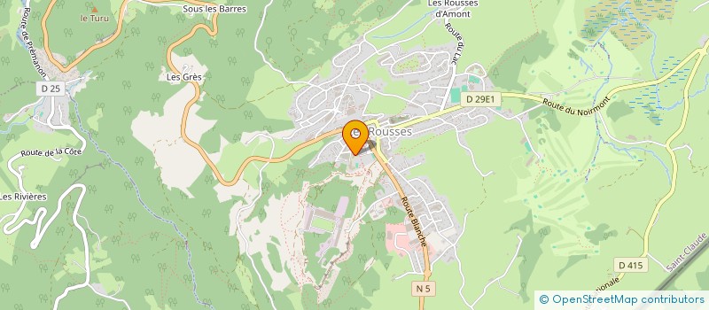 localisation de l'entreprise AMICALE DE L ECOLE NATIONALE  PREMANON