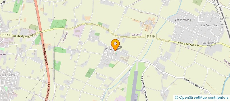 localisation de l'entreprise AMICALE DE L'ECOLE PUBLIQUE PARLANGES BERARDS à CHABEUIL