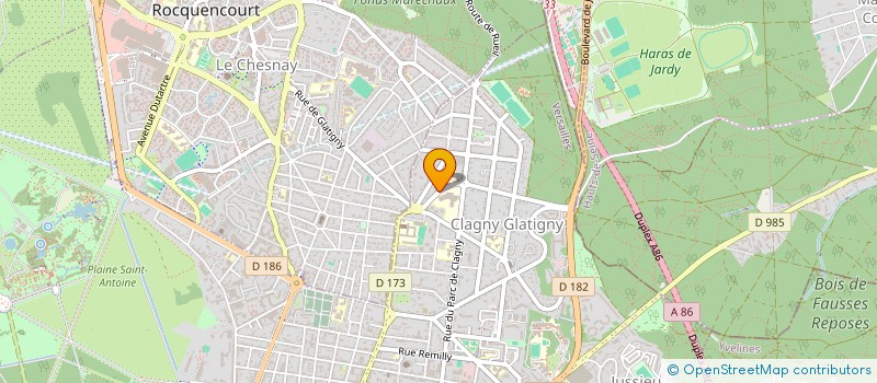localisation de l'entreprise AMICALE DE L'EGM 18/1 SATORY à VERSAILLES