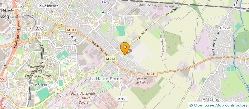 localisation de l'entreprise AMICALE DE L'EQUATEUR à VILLENEUVE-D'ASCQ