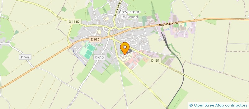 localisation de l'entreprise AMICALE DE L'EREA JOSEPHINE BAKER  CREVECUR-LE-GRAND