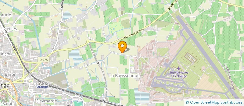 localisation de l'entreprise AMICALE DE L ESTA 15.005 BARONNIES  ORANGE