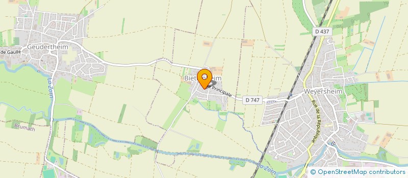 localisation de l'entreprise AMICALE DE L'ETANG DE BIETLENHEIM  BIETLENHEIM