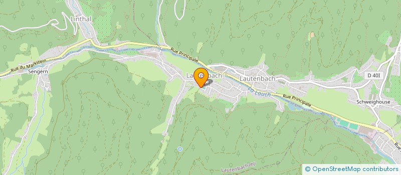 localisation de l'entreprise AMICALE DE L'ETANG DES CYGNES  LAUTENBACHZELL