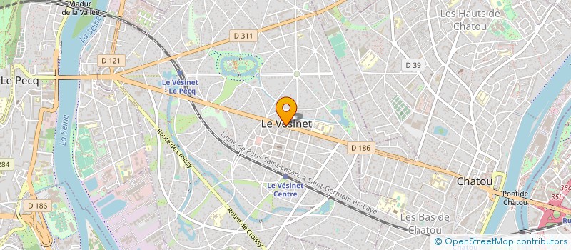 localisation de l'entreprise AMICALE DE L'HARMONIE DU VESINET à LE VESINET