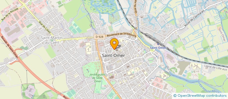 localisation de l'entreprise AMICALE DE L'HARMONIE MUNICIPALE DE SAINT OMER à SAINT-OMER