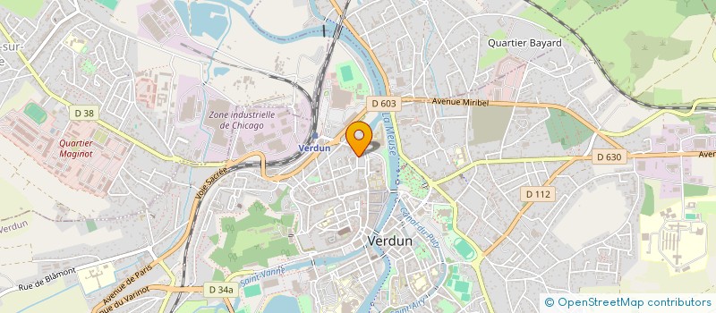 localisation de l'entreprise AMICALE DE L'HOTEL DES IMPOTS à VERDUN