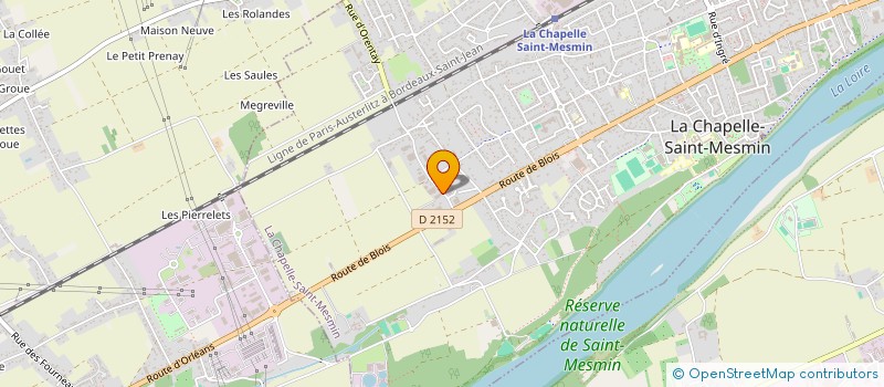 localisation de l'entreprise AMICALE DE L'ORME AUX LOUPS à LA CHAPELLE-SAINT-MESMIN