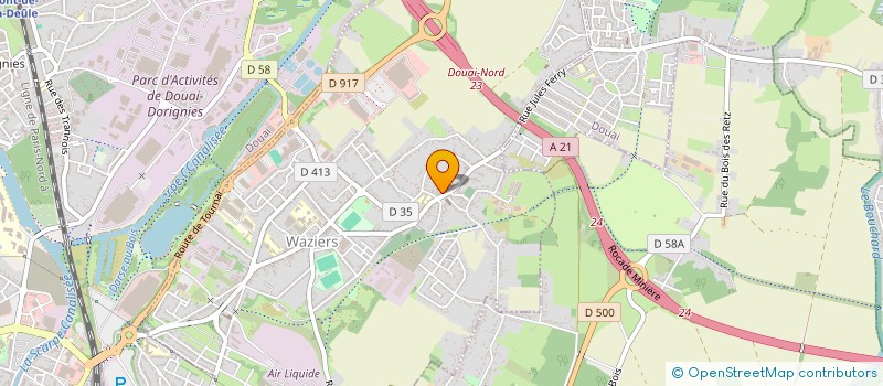 localisation de l'entreprise AMICALE DE LA 3EME COMPAGNIE DU 41RT  WAZIERS