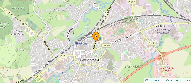 localisation de l'entreprise AMICALE DE LA 4E COMAGNIE DE PICARDIE à SARREBOURG